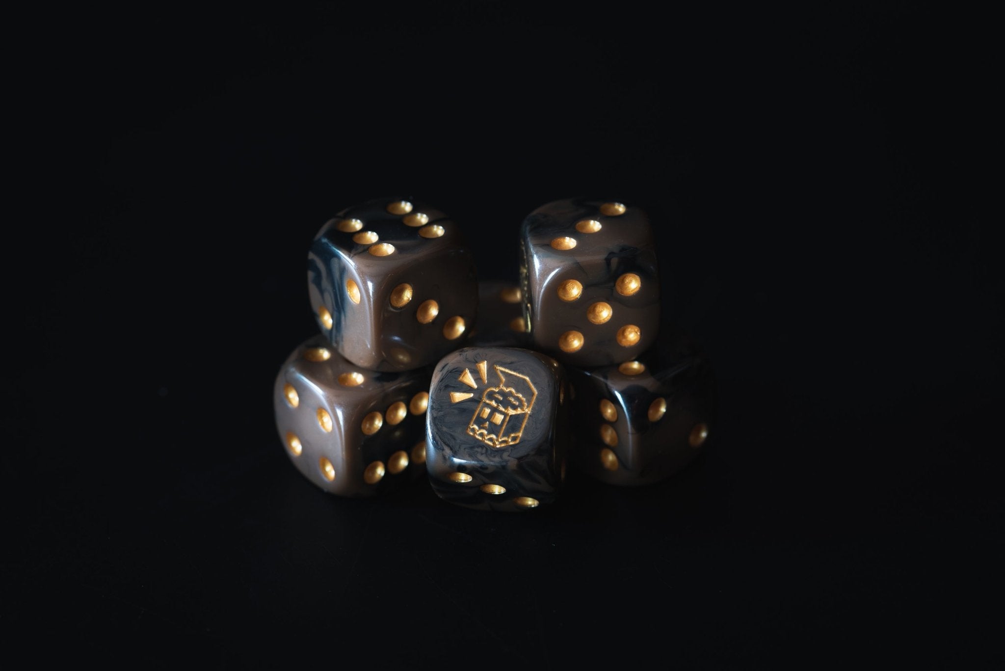 Dark Roast Dice (Set of 6) - Bonebox Games