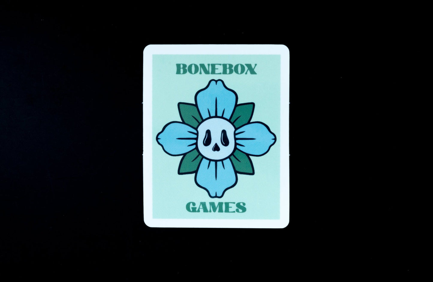 Skull Flower Sticker - Bonebox Games